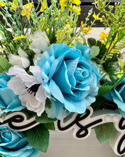 Load image into Gallery viewer, Anemone Roses Cottage Farmhouse Wreath