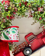 Load image into Gallery viewer, Holly Red Truck Holiday Winter Wreath
