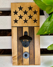 Load image into Gallery viewer, Flag Wood Bottle Opener 
