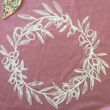 Load image into Gallery viewer, OLIVE WREATH WOMEN&#39;S T-SHIRT - ROSE PINK
